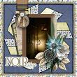 Vintage Noir by ADB Designs Digital Art Layout by Kabra