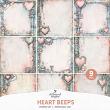 Heart Beeps by A Whimsical Adventure at Oscraps | Papers Set 1