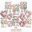 Heart Beeps by A Whimsical Adventure at Oscraps | Robots And Hearts