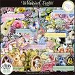 Whimsical Easter Digital Scrapbook Page Kit Elements Preview by ADB Designs