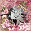 Cupid Kisses by ADB Designs Digital Art Layout by Pia