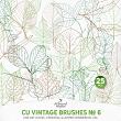 CU Vintage Brushes No 6 Line Art Leaves by A Whimsical Adventure at Oscraps 