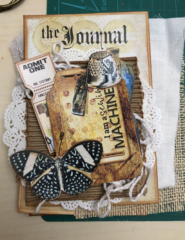 Digital Scrapbook Pack, The Little Tailor- Junk Journal Kit by Lynne  Anzelc