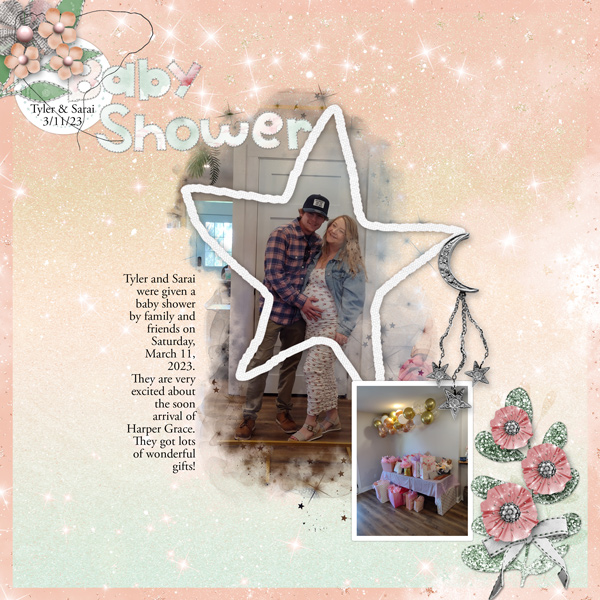 Boho Teatime Digital Scrapbook Kit - SnoBunni's Ko-fi Shop - Ko-fi