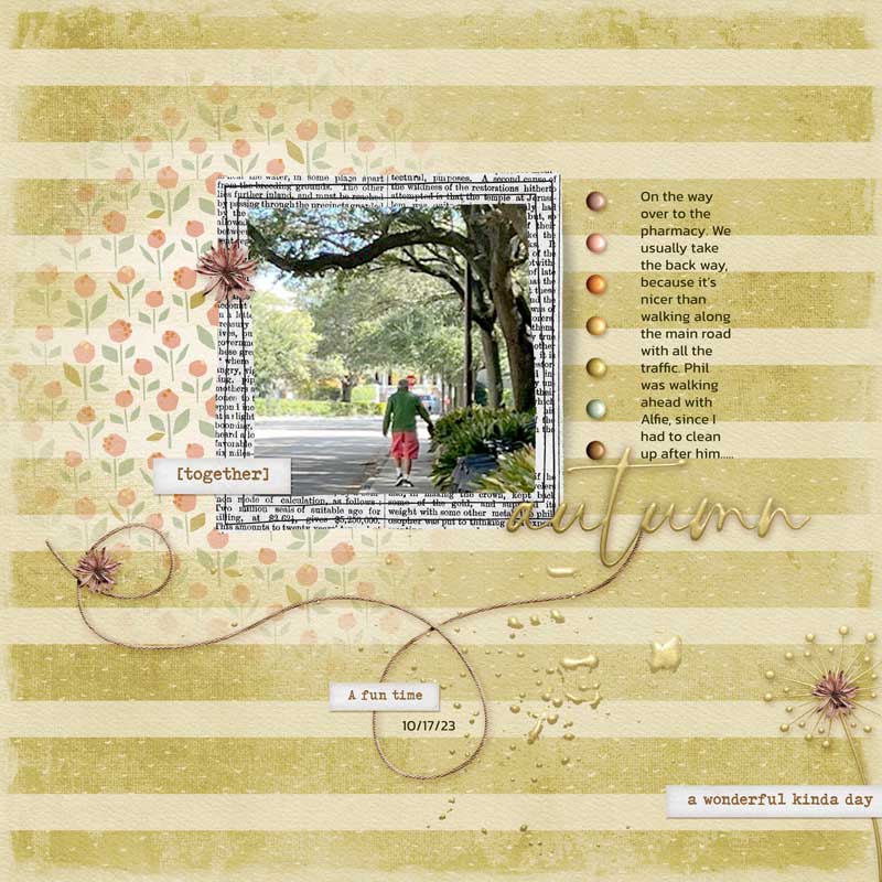 Digital Scrapbooking Kits November Basics Page Kit-(Kmess, Scrapbooking Kits  