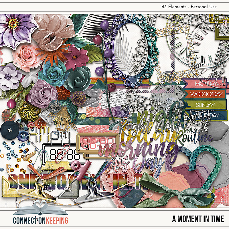 Digital Scrapbook Kit - TV Time