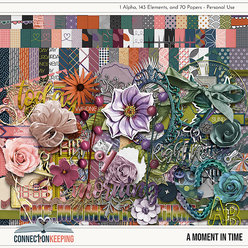 Digital Scrapbook Kit - TV Time