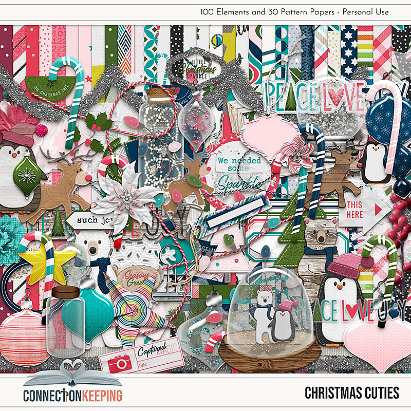 Digital Scrapbook Kit - Xmas