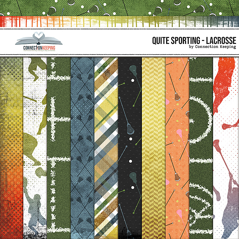 scrapbook scrapbooking paper lacrosse sticks lacrosse