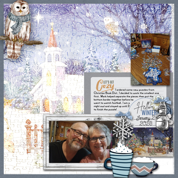 Digital Scrapbook Pack, Vintage Christmas Collection by Lilach Oren