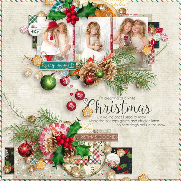 Treetop Glisten Free Christmas Labels & Digital Scrapbooking