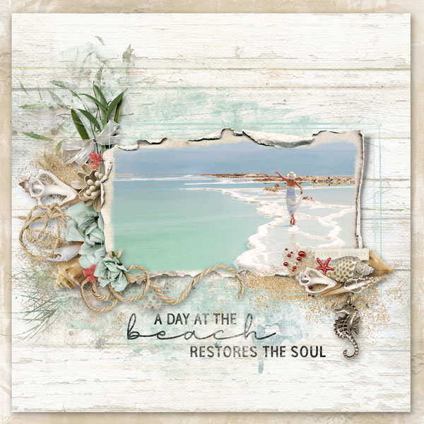 Set Sail to Serenity With This Coastal Scrapbook Layout – Creative