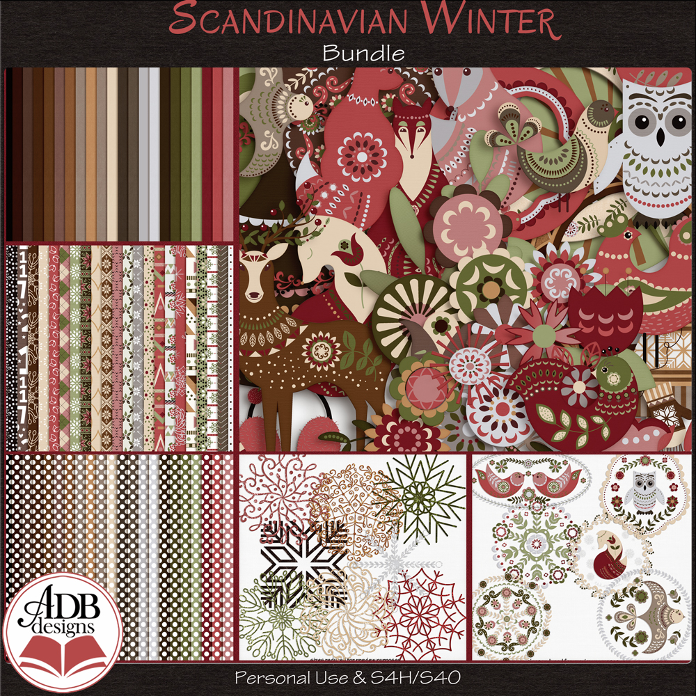 Scandinavian Winter Bundle by ADB Designs