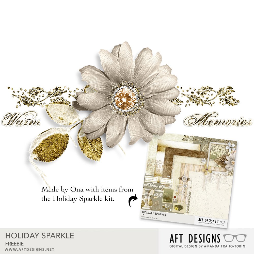 Holiday Sparkle Freebie by AFT Designs