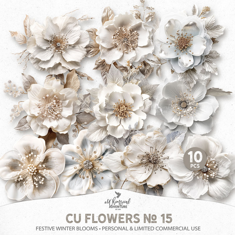 CU Flowers No 15 Festive Winter Blooms