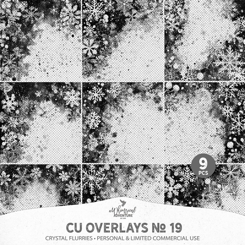 CU Overlays No 19 Crystal Flurries