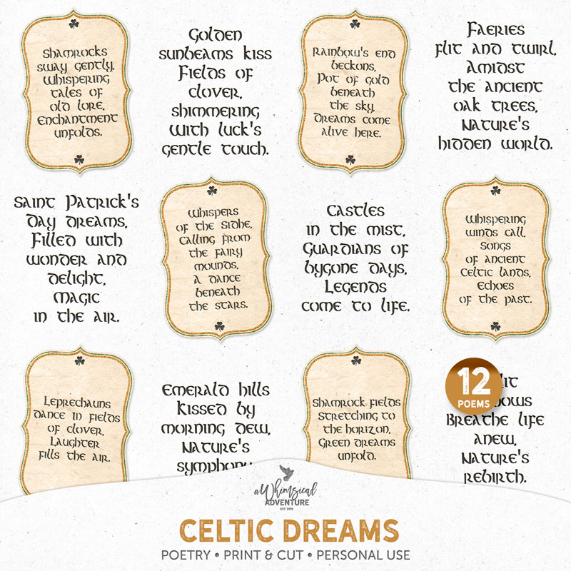 Celtic Dreams Poetry