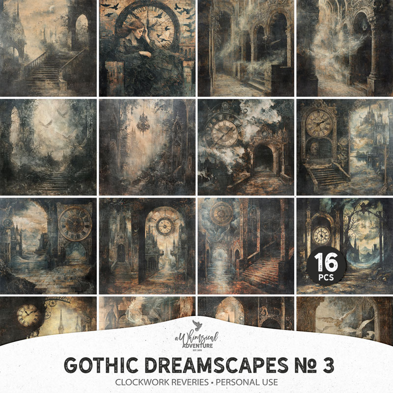 Gothic Dreamscapes No 3 Clockwork Reveries