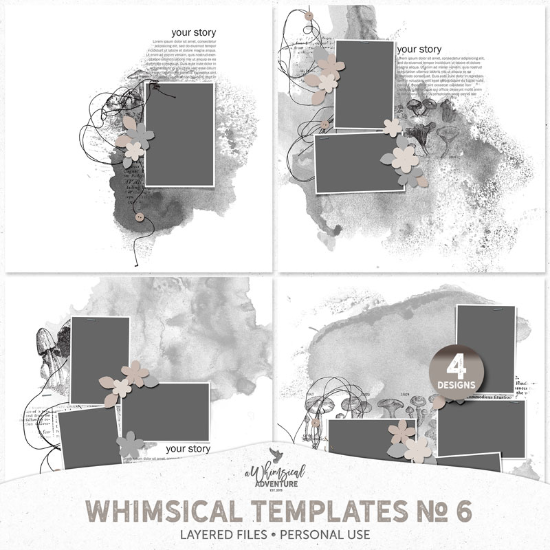 Whimsical Templates No 6