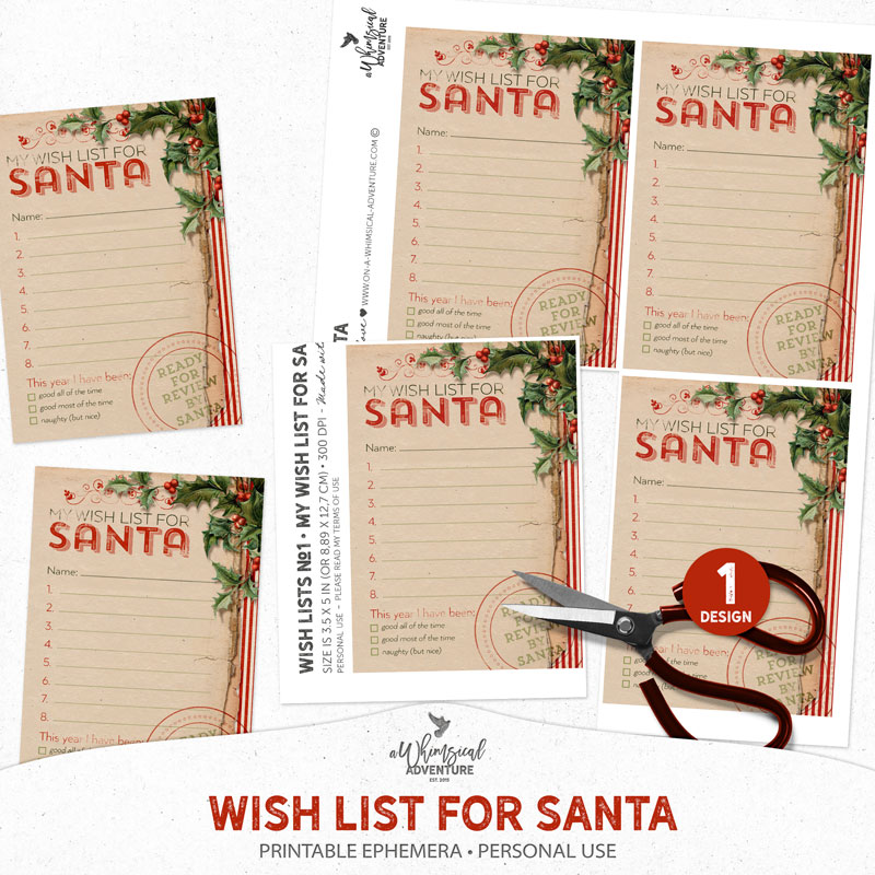 Wish List For Santa