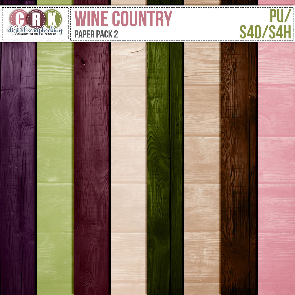 Wine Country - Paper Pack 2 by CRK 