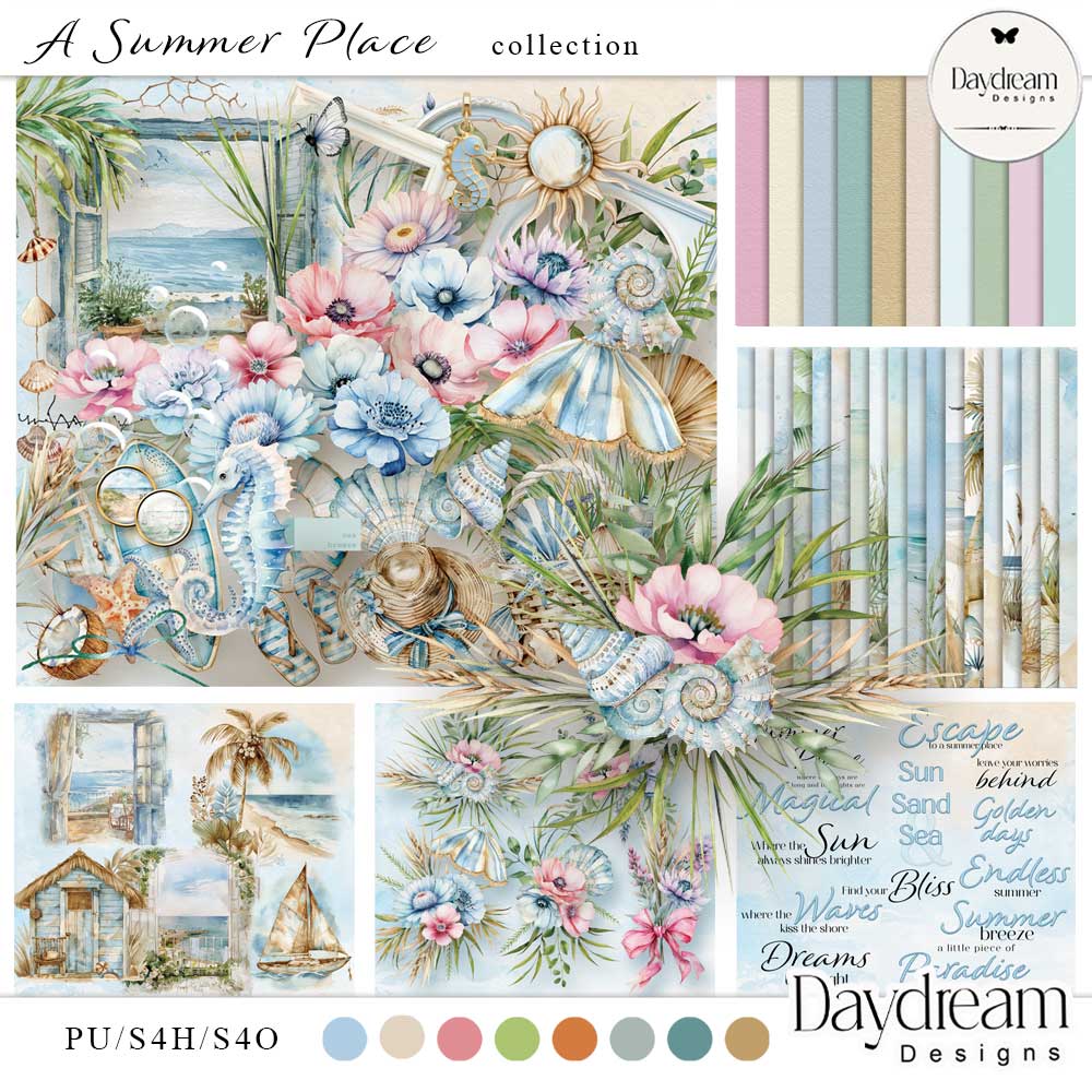 A Summer Place Collection by Daydream Designs      