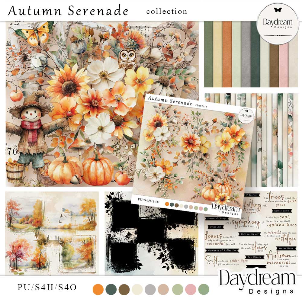 Autumn Serenade Colllection by Daydream Designs 