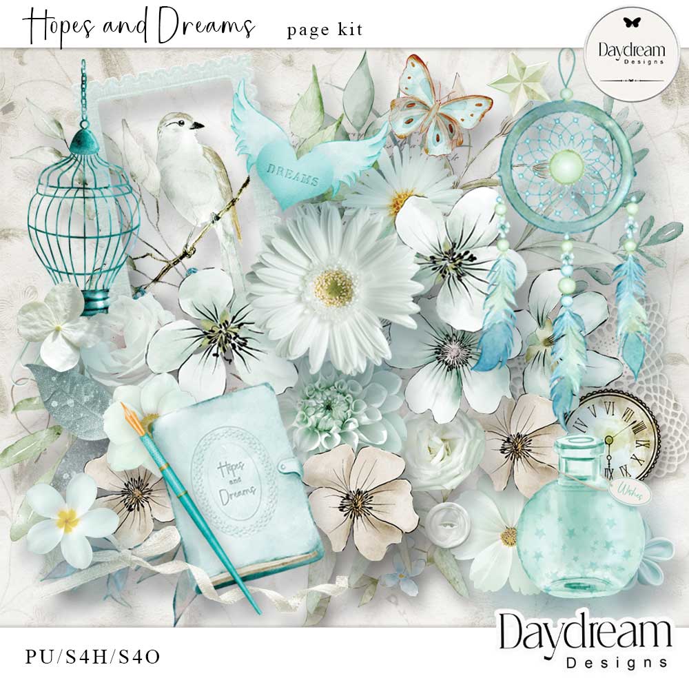 Hopes And Dreams Page Kit by Daydream Designs  