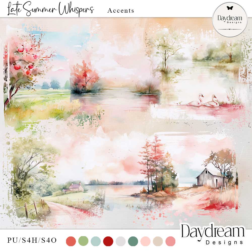 Late Summer Whispers Accents by Daydream Designs    