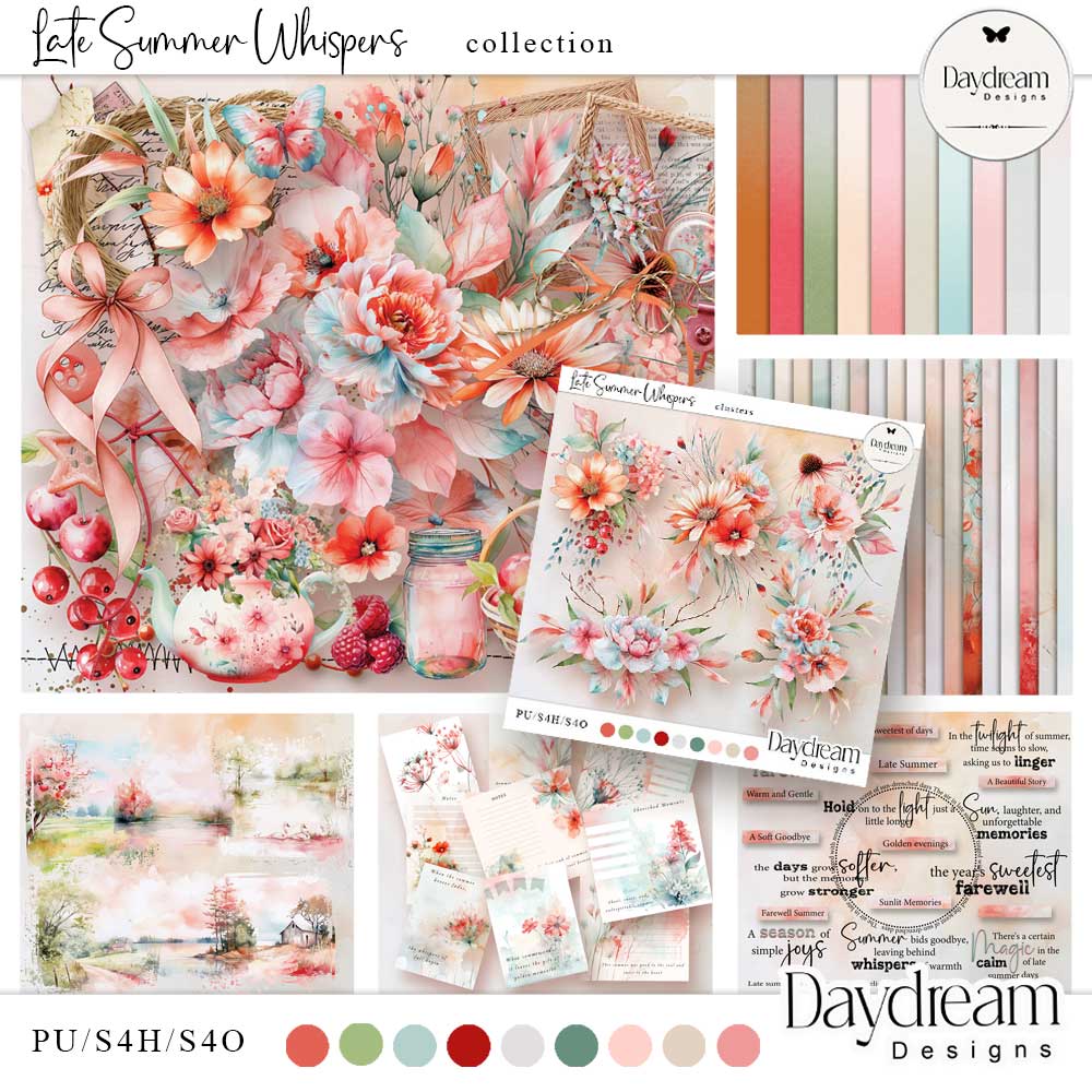 Late Summer Whispers Collection by Daydream Designs  