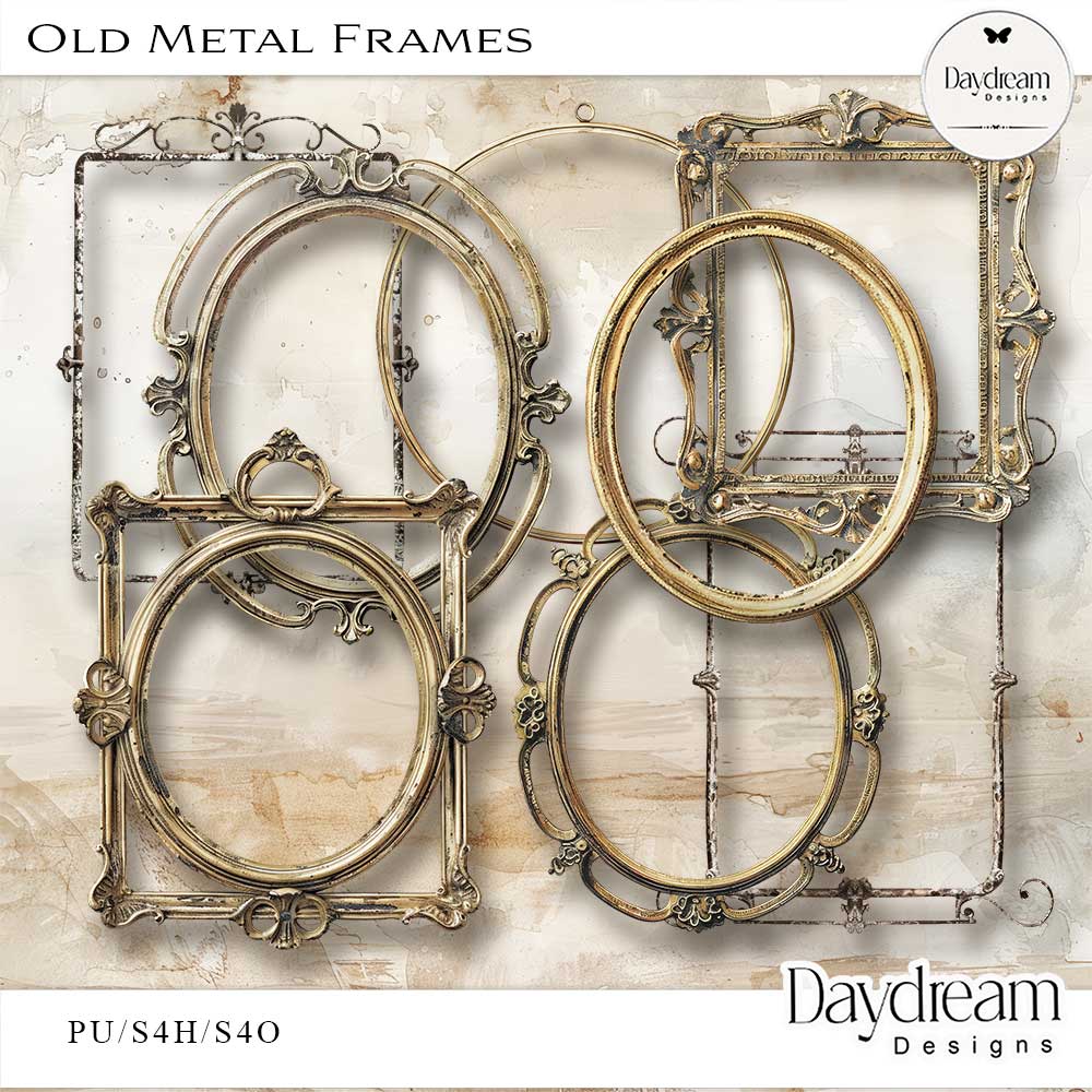 Old Metal Frames by Daydream Designs