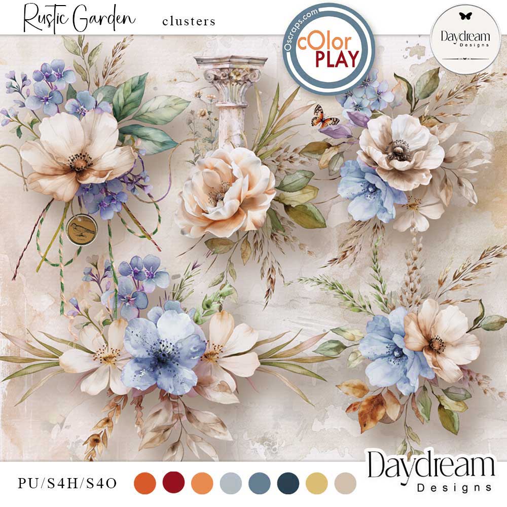 Rustic Garden Clusters by Daydream Designs    