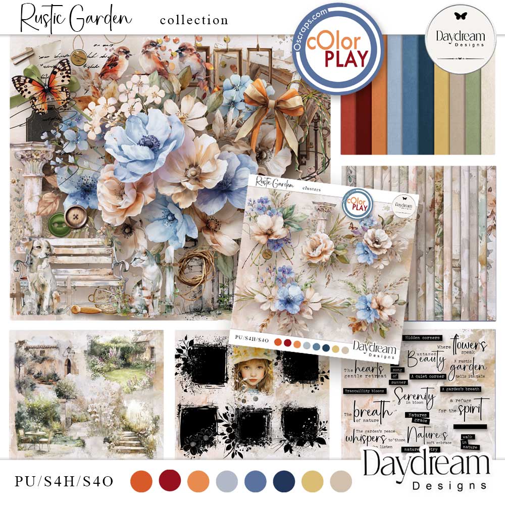 Rustic Garden Collection by Daydream Designs      