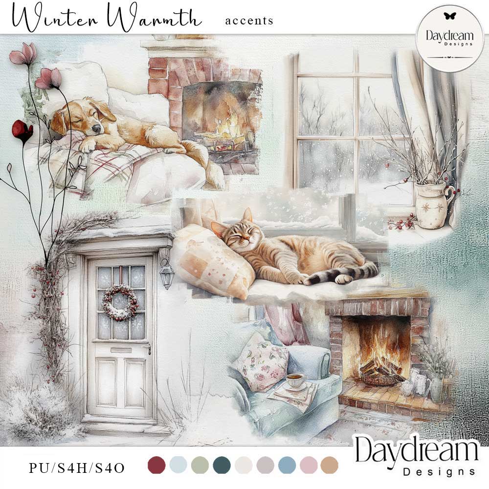 Winter Warmth Accents by Daydream Designs   