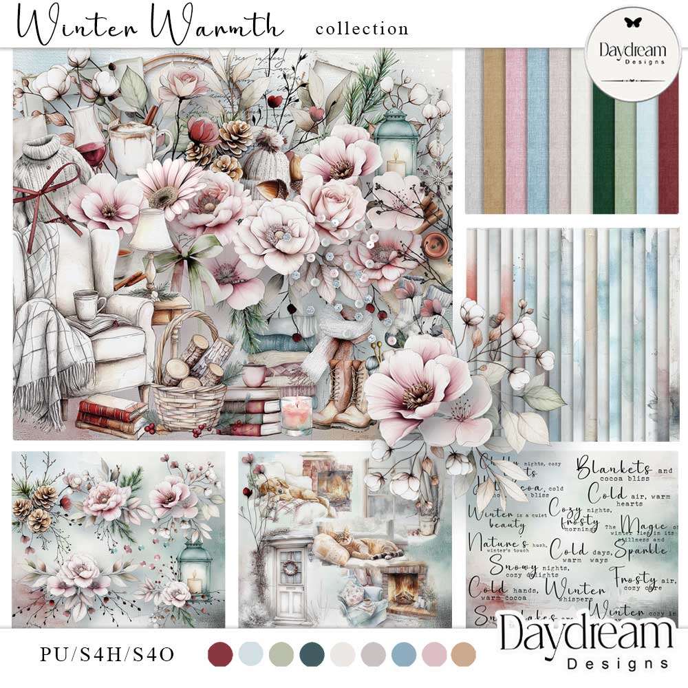 Winter Warmth Collection by Daydream Designs      