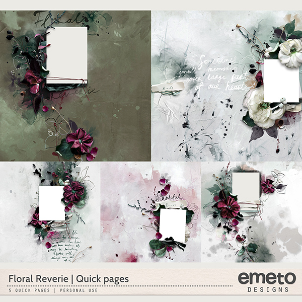 Floral Reverie Quick pages