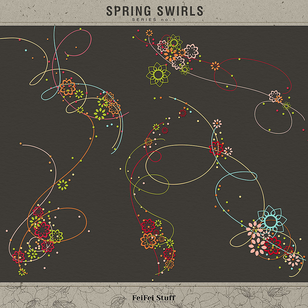 Spring Swirls No.1 by FeiFei Stuff