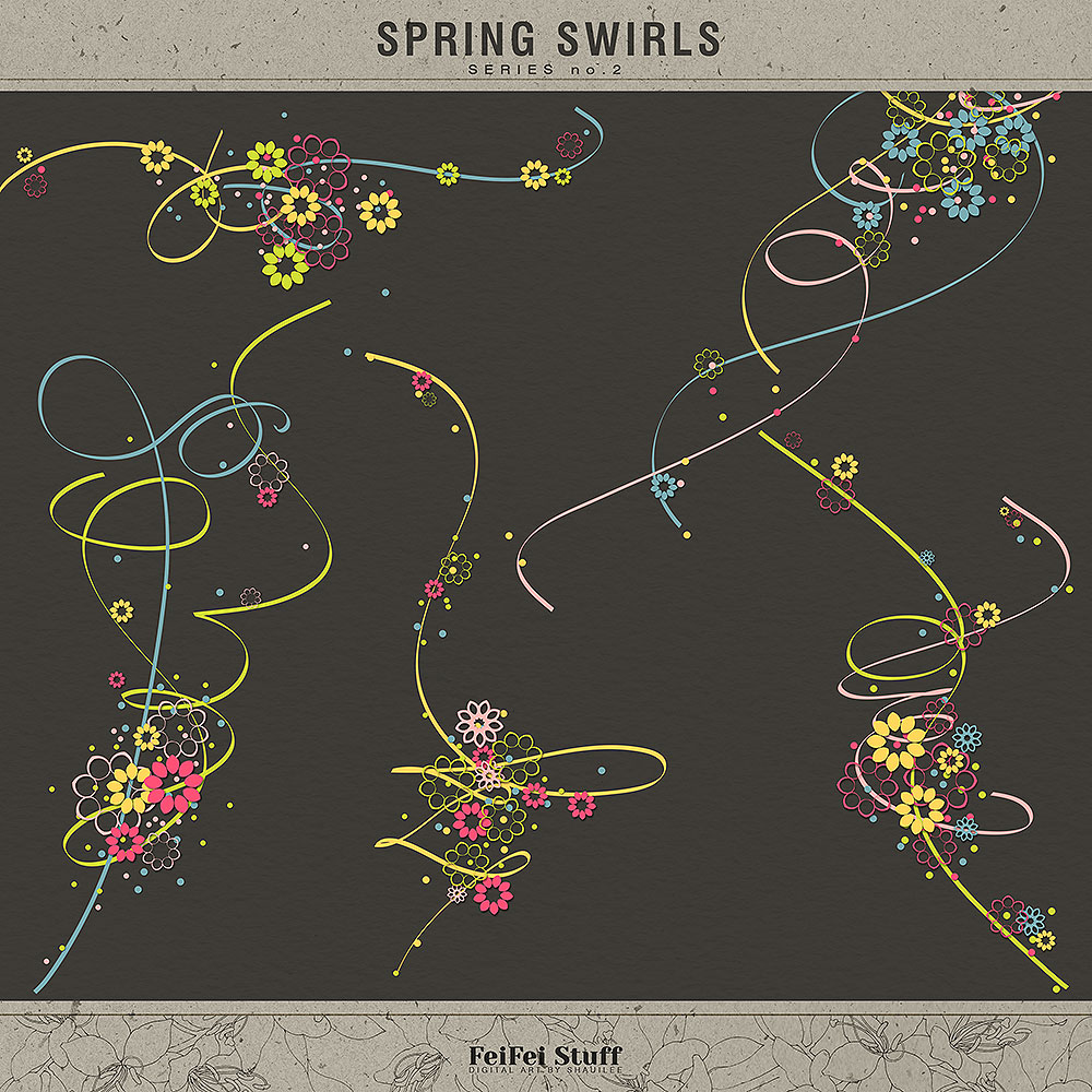 Spring Swirls No. 2 by FeiFei Stuff