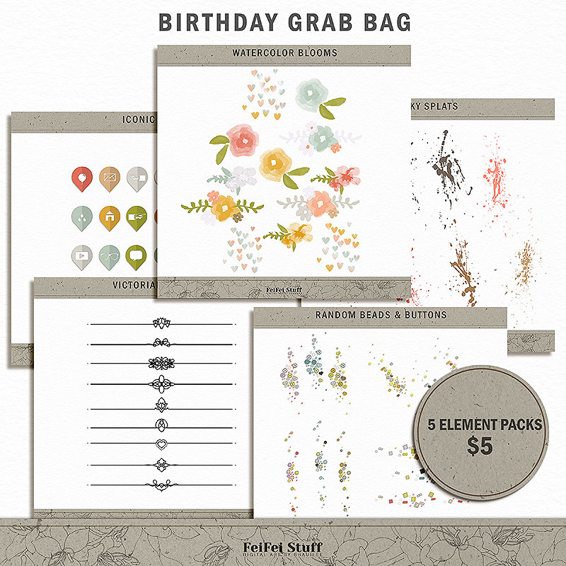 Birthday Grab Bag by FeiFei Stuff