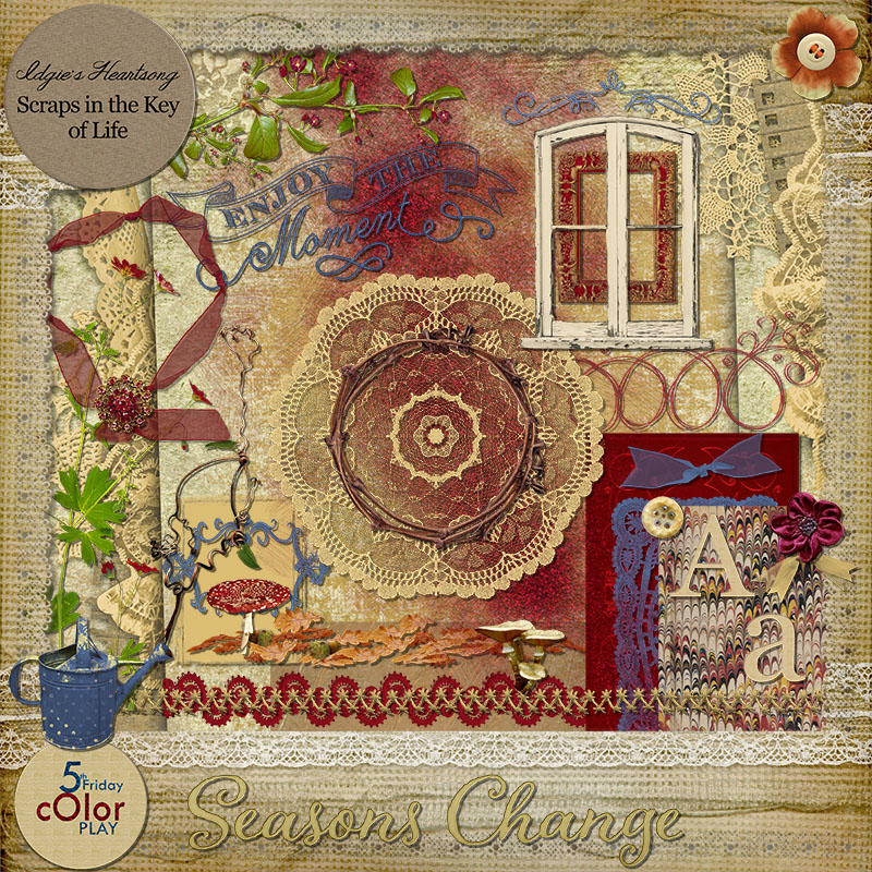 Seasons Change - An Oscraps Color Play Mini Kit by Idgie's Heartsong