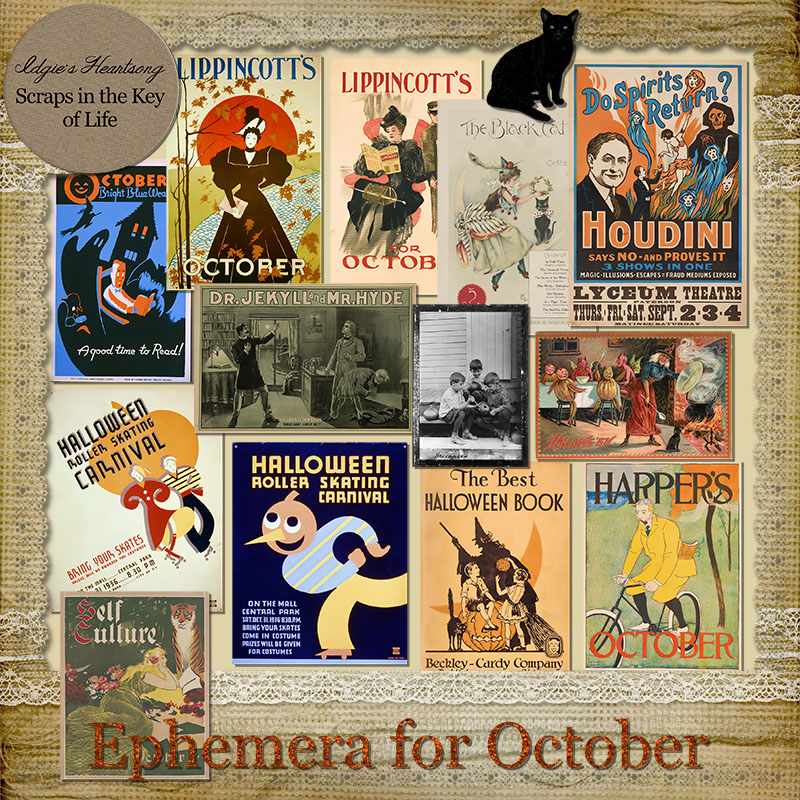 Ephemera for October by Idgie's Heartsong