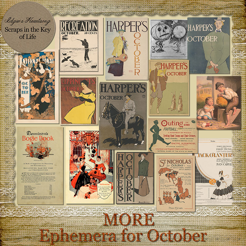 MORE Ephemera for October by Idgie's Heartsong