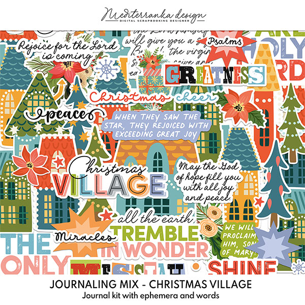 Christmas village (Journaling mix)