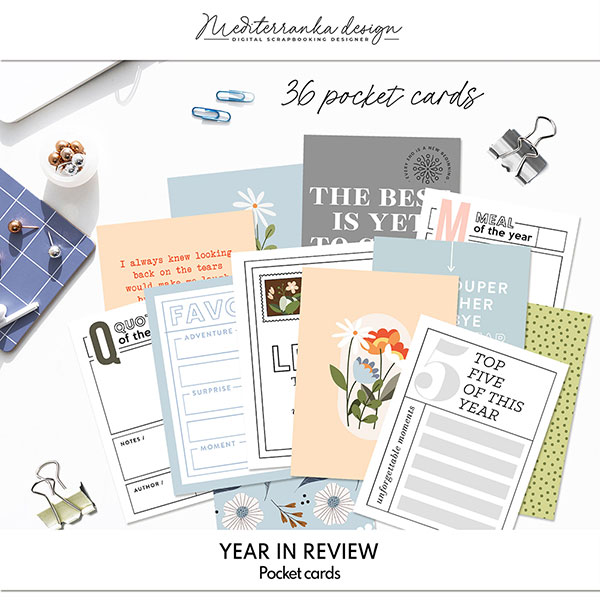 Year in review (Pocket cards)   