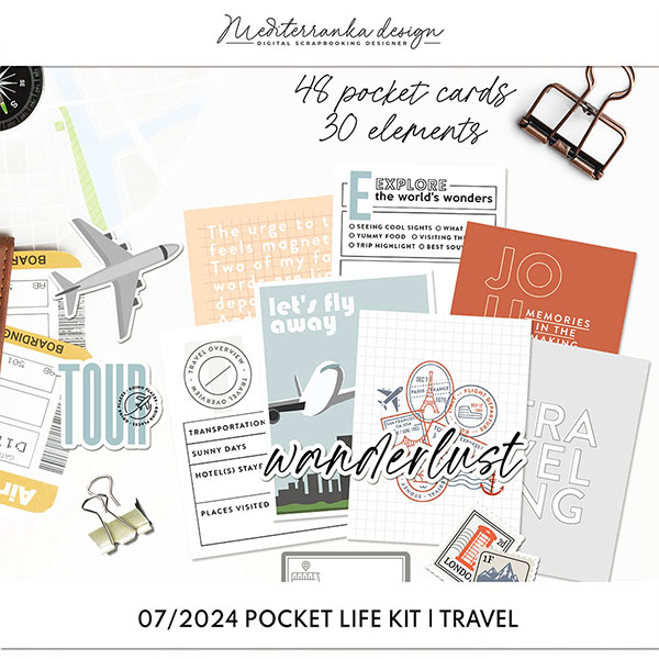 July 2024 Pocket life kit (Travel)  