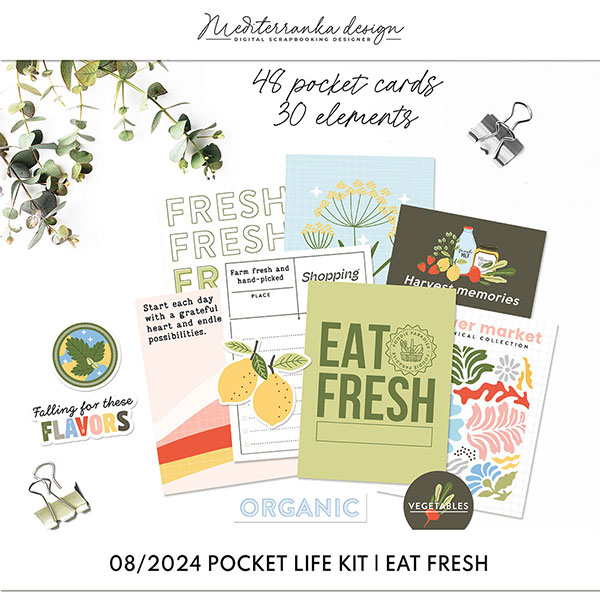 August 2024 Pocket life kit (Eat fresh)