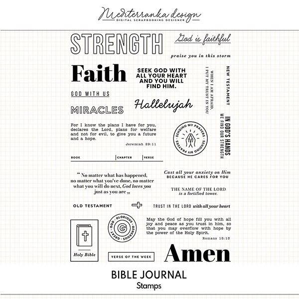 Bible journal (Digital stamps)  