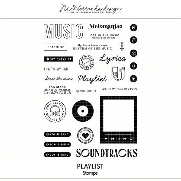 Playlist (Digital stamps)  