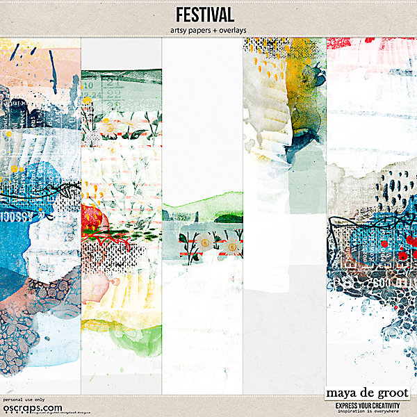 Festival  Artsy Papers and Overlays leap