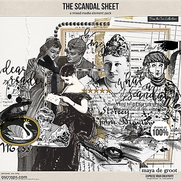 The Scandal Sheet  by Maya de Groot  